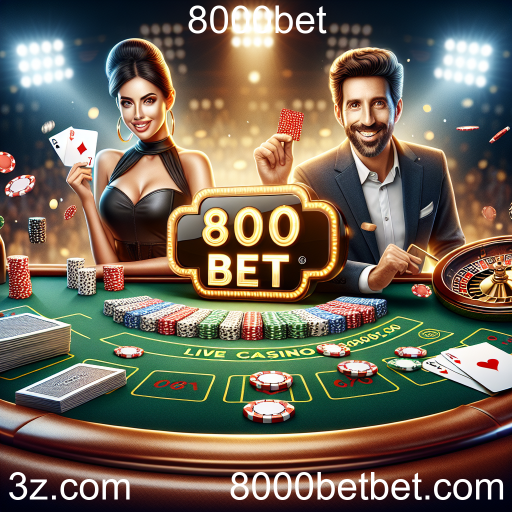 A Emoção do Cassino Ao Vivo no 8000bet